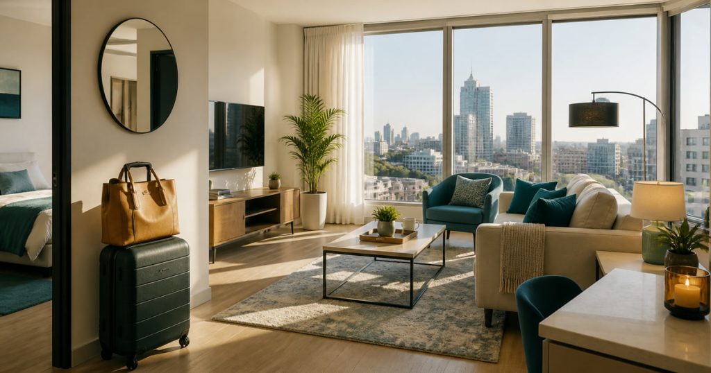 Modern furnished apartment prepared for a short stay in Nairobi